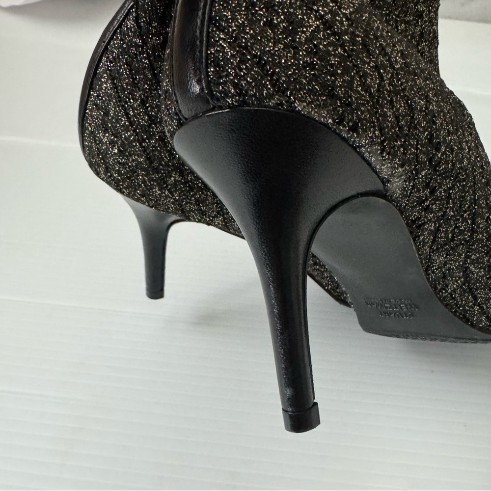 Stuart Weitzman Waverly Sock Knit Ankle Booties Kitten Heel Size 9.5 - Picture 8 of 13